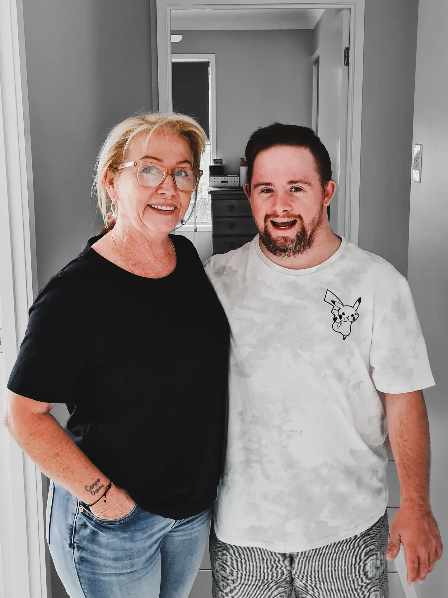 A picture of Elaine and her son Nathan